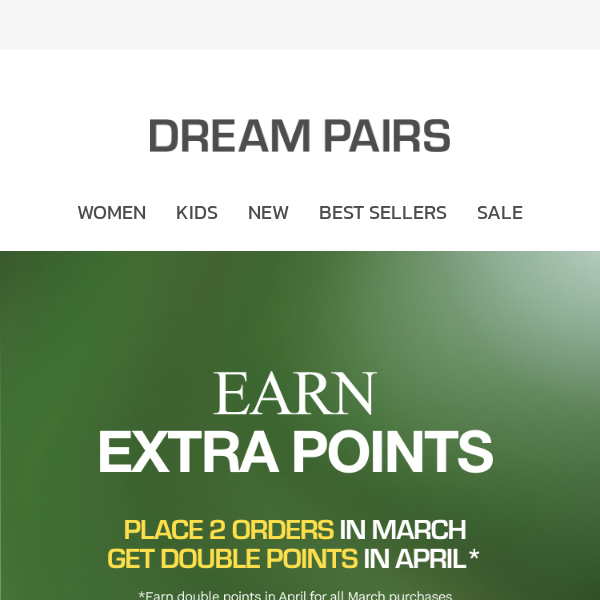 Get Up to 25% OFF & Double Points