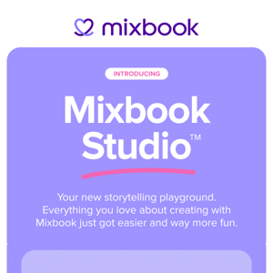 Introducing Mixbook Studio™️