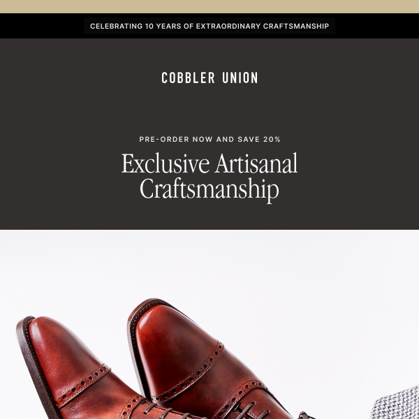 Cobbler union shoes sales clearance