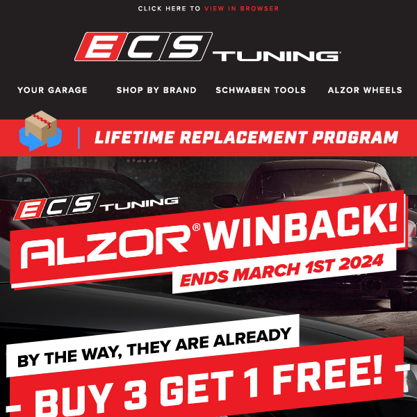 Alzor Wheel Winback! A Chance to Win a set of Wheels for Free!