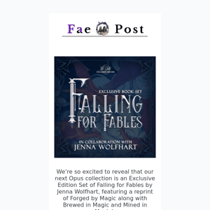 Falling for Fables by Jenna Wolfhart!