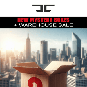 Mystery Boxes 🕵️‍♂️ + Warehouse Sale = BIG SAVINGS
