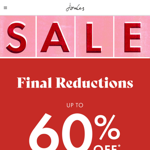 Last and final reductions added to our Winter Sale