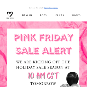 Pink Friday is in 12 hrs 😱