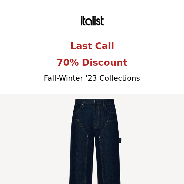 Last Call 70% off Fall DG, Versace, Premiata & more