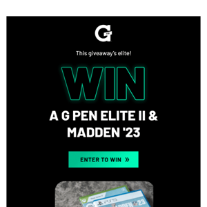 Win A G Pen Elite II + Madden ’23 🏈💨