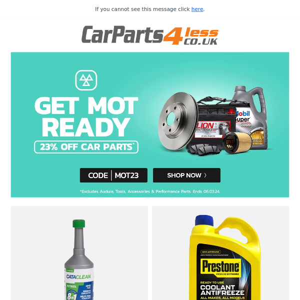 Hi Car Parts 4 Less Pass Your MOT With Flying Colours