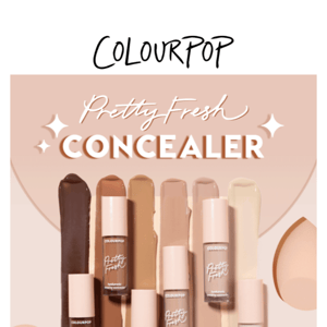 The full-coverage concealer in all the shades 😎