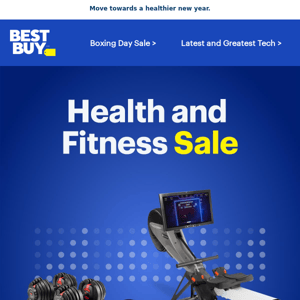 Health and Fitness Sale on now.