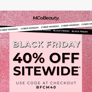 FINAL HOURS To Shop 40% Off! 🖤