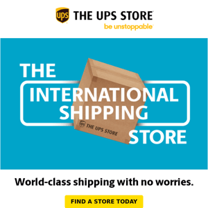 Shipping Overseas? With Us, it's a Breeze