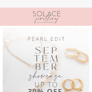 Up to 30% off Pearl Collection