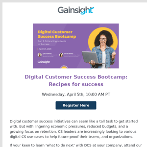 [Register now] Upleveling your Digital Customer Success Strategy