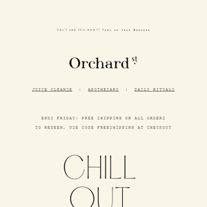 Chill Out!