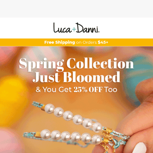 🌼 Spring Sale Alert! Get 25% Off Our New Collection Today!