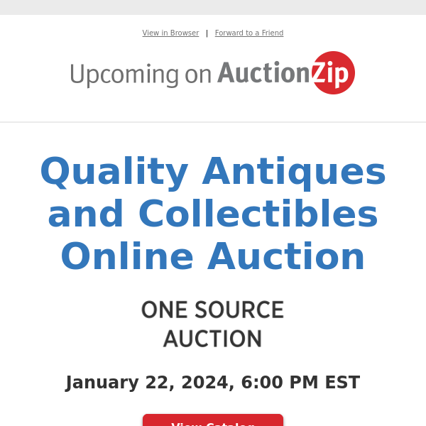 Quality Antiques and Collectibles Online Auction