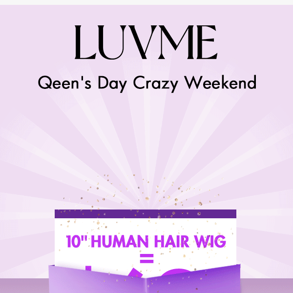 10" Human Hair Wig = $69.9✅