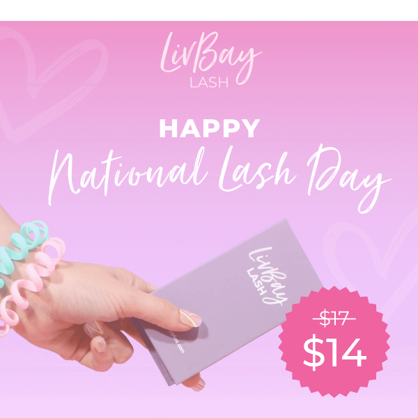 [TODAY ONLY] Stock up on $14 lashes!