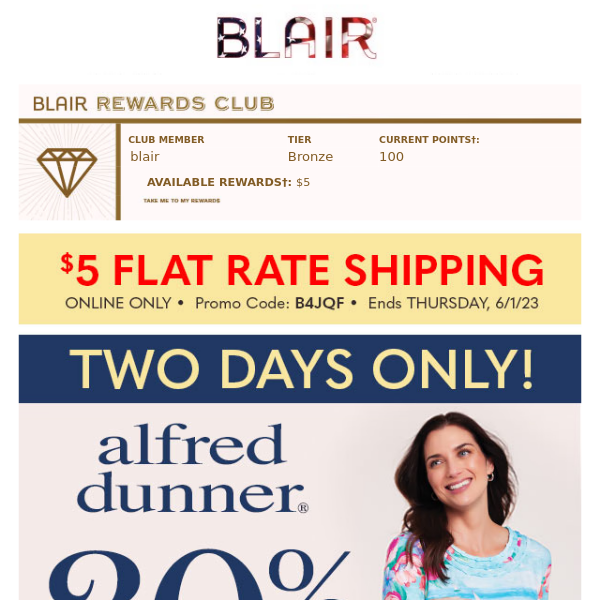 Run, Don't Walk! 30% Off Alfred Dunner is Here! 🏃🏽 - Blair