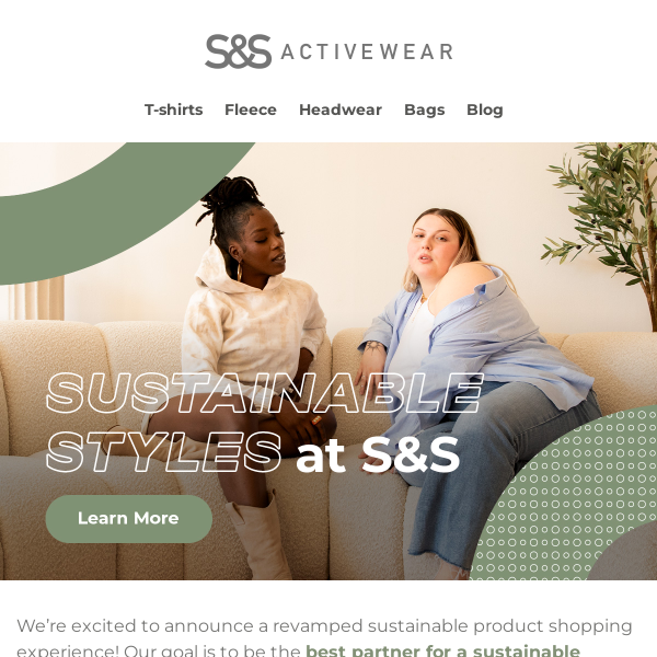 A Reimagined Sustainable Shopping Experience at S&S Activewear