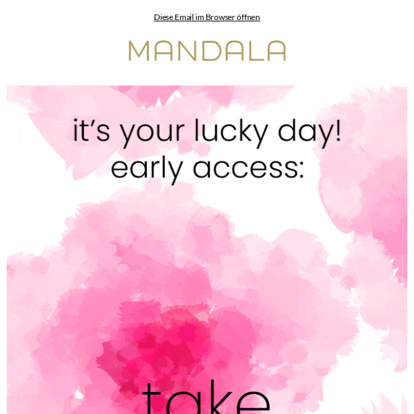 Early access | It’s your lucky day🍀