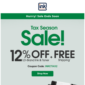 Reminder! Tax Season Sale Expires Soon