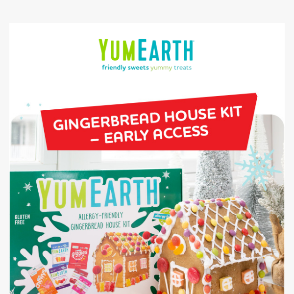 EARLY ACCESS: Gingerbread House Kits are here!