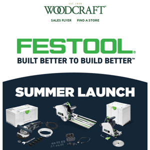 Festool Summer Launch—Preorder Now! 