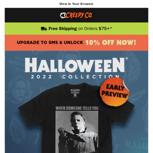 NEW Halloween® Tee available for one week!