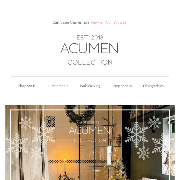 Merry Christmas from Acumen Collection 🎅