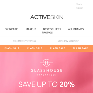 GLASSHOUSE SALE | 20% OFF 💸