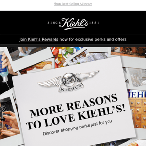 Shopping Kiehl's is now more rewarding