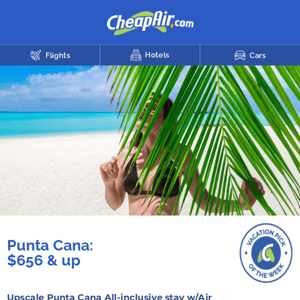 All-Inclusive Punta Cana Resort w/Flights from $656+