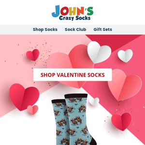 Valentine's Socks: Perfect for Feb 14th!  💕🧦
