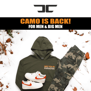 Men's AND Big Men's Xavier - OG Camo Cargo Pants RESTOCK❗️