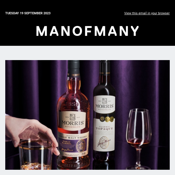 WIN! The Ultimate Morris Whisky & Wine Pairing! & more