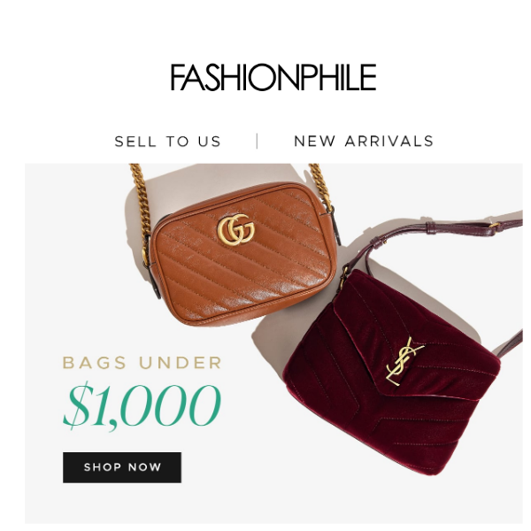 Gorgeous Bags Under $1,000!