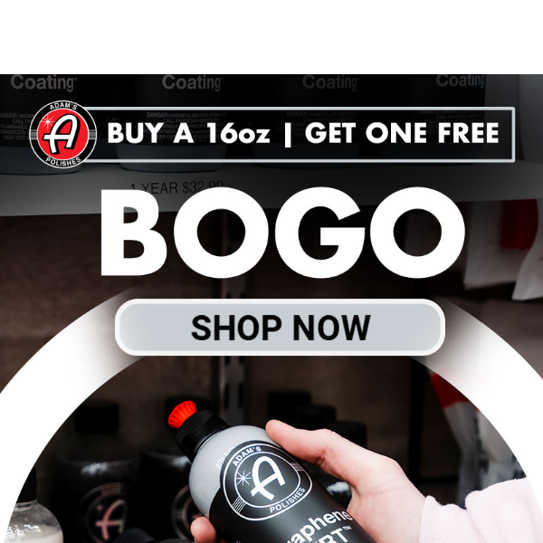 BOGO: Buy A 16oz, Get A 16oz FREE Starts Now