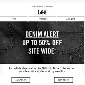Join the Hype 👀 - Lee Jeans Europe