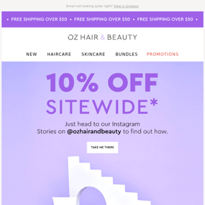 Sitewide sale, let's go!