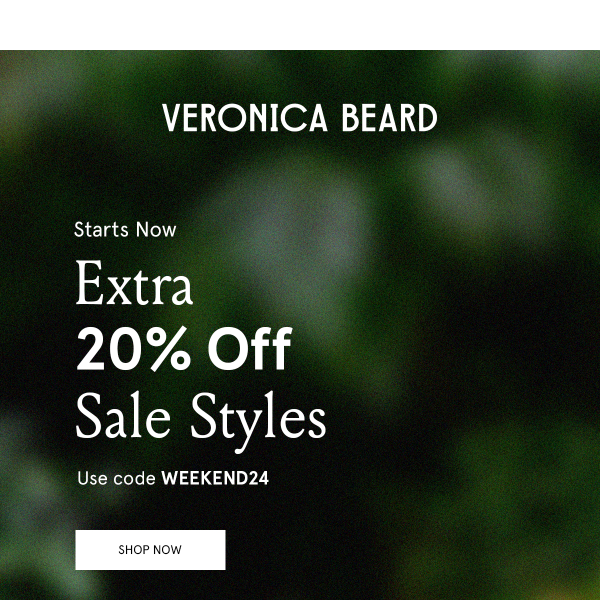 Starts Now: Extra 20% off Sale