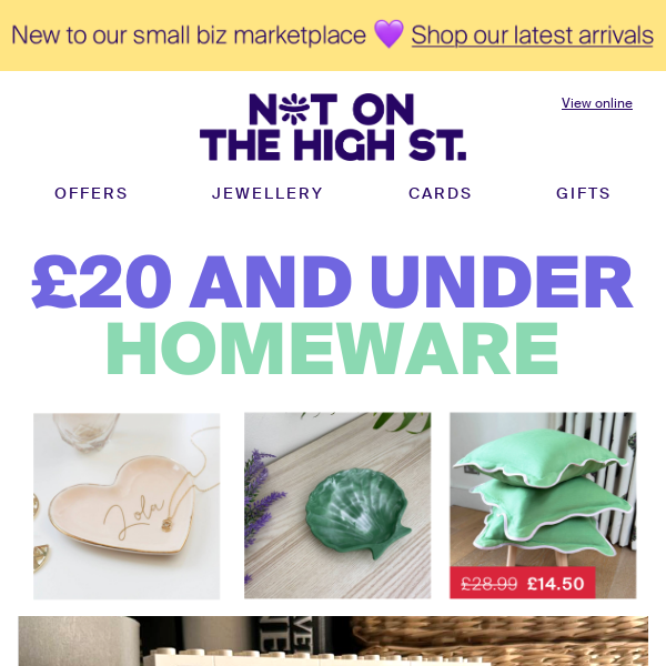 20 home accessories for £20 & under