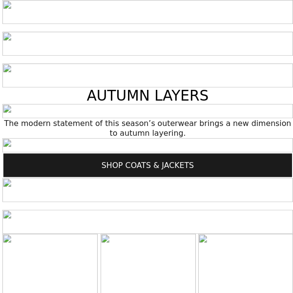 First look: new autumn layers