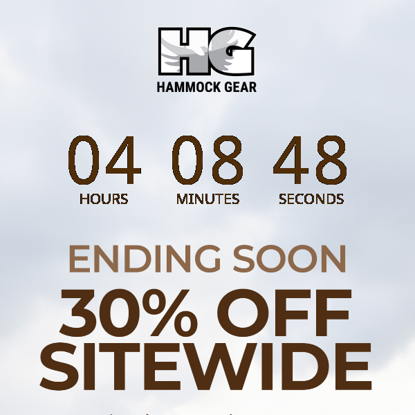 FINAL HOURS for 30% Off