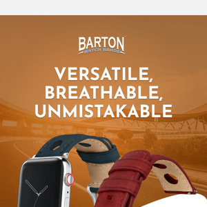 Barton Watch Bands, Try Breathable Bands