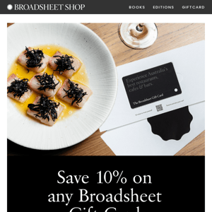 Celebrate Mother’s Day With the Broadsheet Gift Card