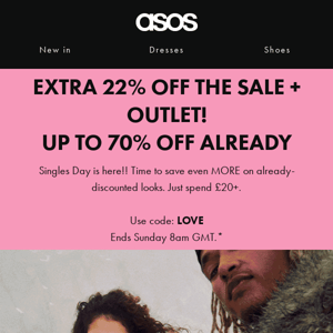 Extra 22% off the Sale + Outlet 👀