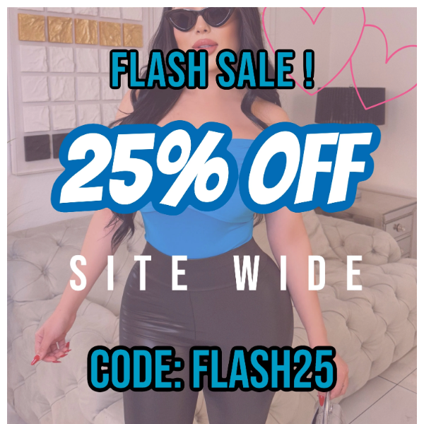 25% OFF SITEWIDE⚡️ENDS @12 AM LOS ANGELES TIME🤯