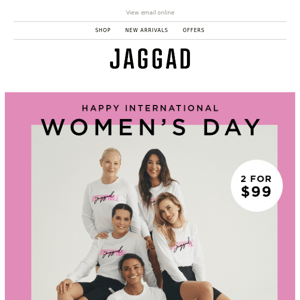 Celebrate International Women's Day: 2 for $99 super sets.