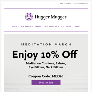 Step into Meditation March and Get 10% Off Meditation & Wellness ✨